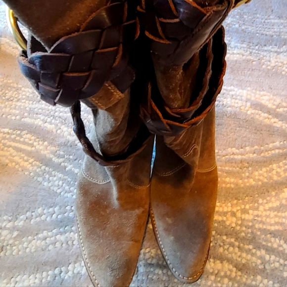 Coach Braided Slouch Boots - Picture 1 of 4